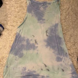 Tie-dyed tank top